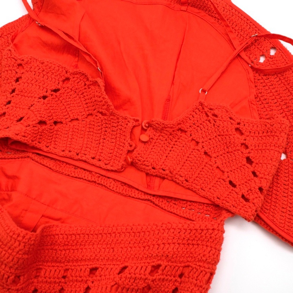 Alice McCall Red Crochet Dress - Picture 5 of 9
